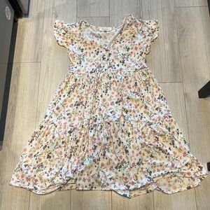 NWOT- Floral Tiered Dress